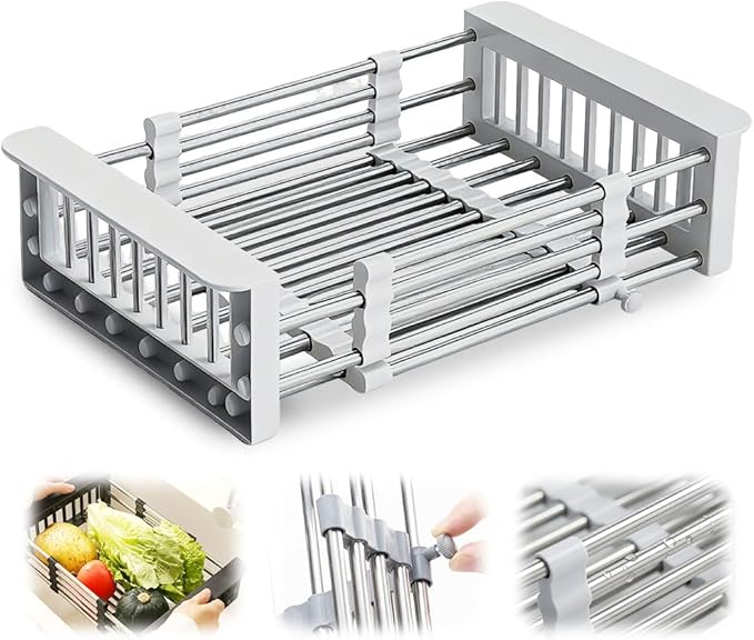 Escurridor con desagüe para cocina