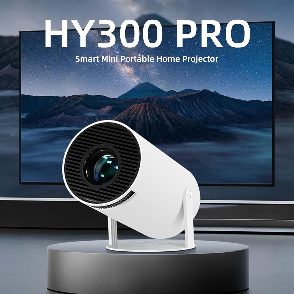 Mini Proyector - HYBeam Pro™ 4K Portátil con Android 11, WiFi & Bluetooth