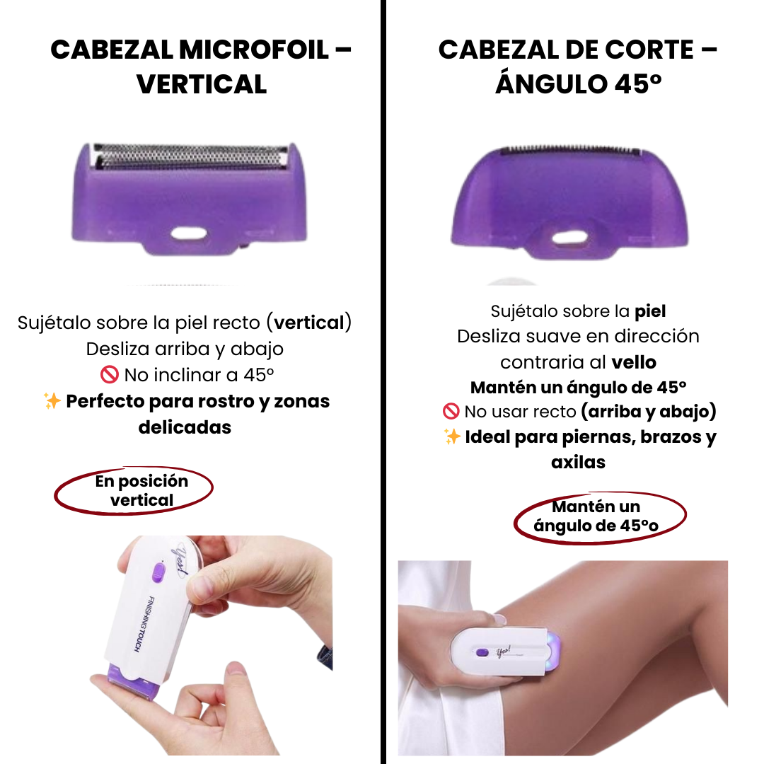 Depilación rápida, suave y sin dolor desde casa